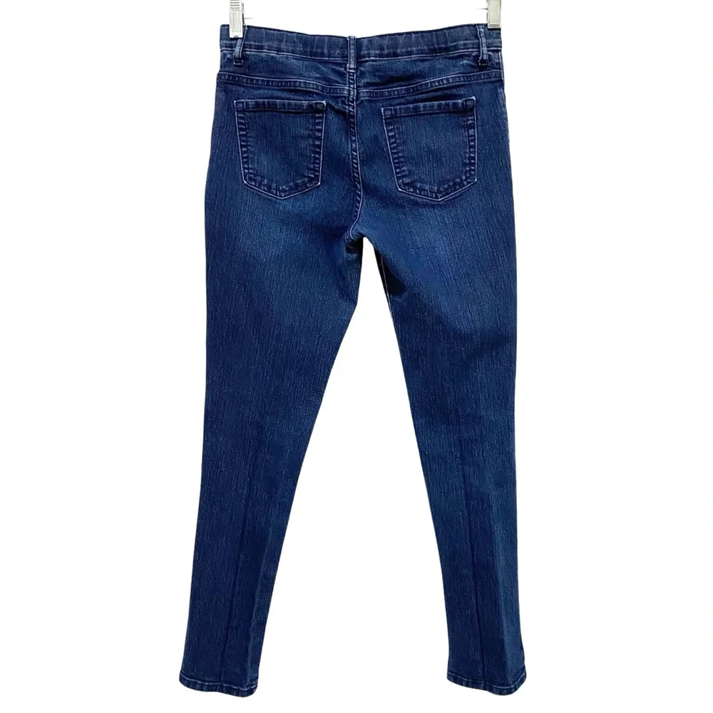 THE CHILDREN’S PLACE Jeans Size 14 Dark Indigo Blue Denim Skinny Tapered Leg